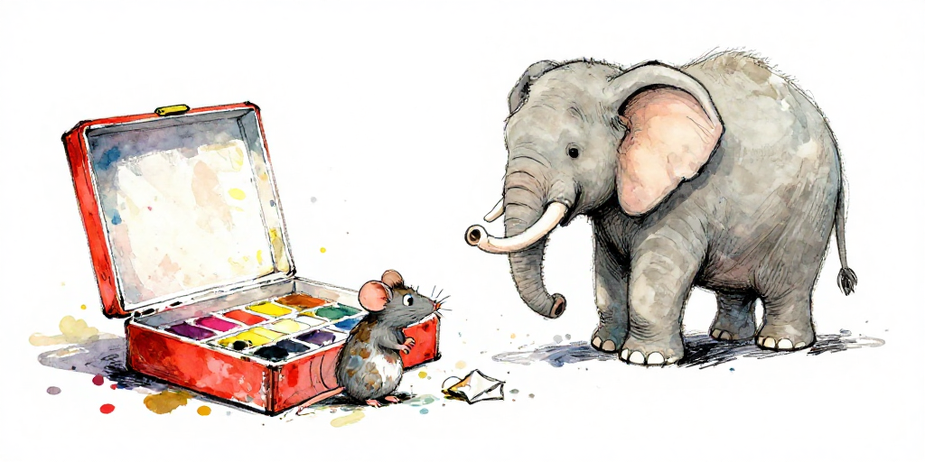 The Mouse and the Paint