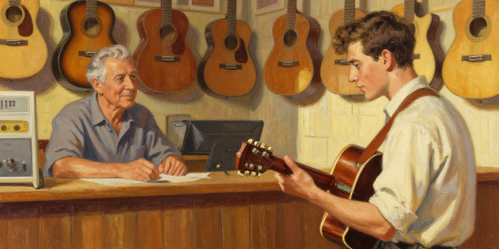 A Music Shop Needs Music