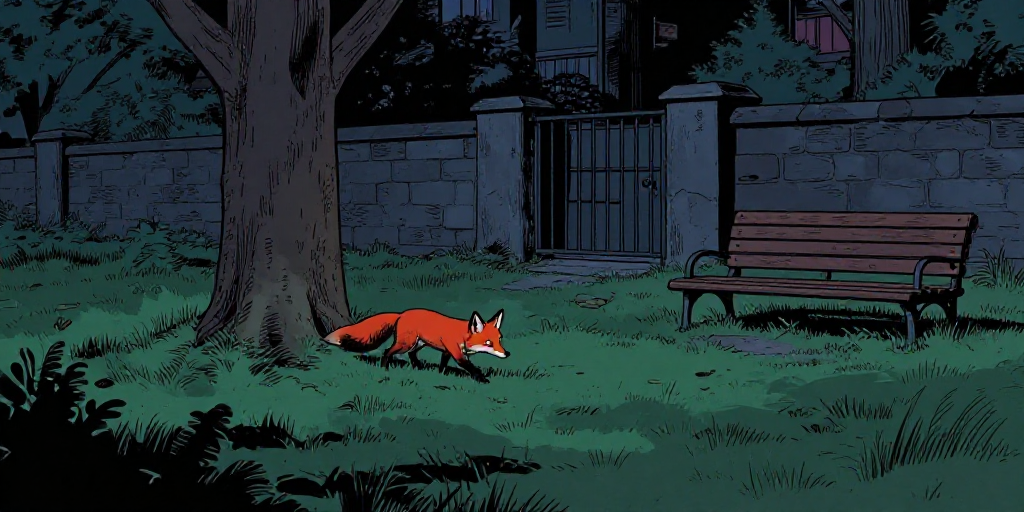 The Fox at Night