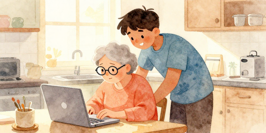 Grandma's First Email