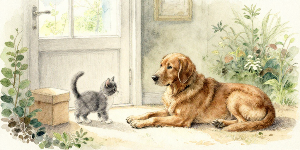 The Gray Cat and the Brown Dog