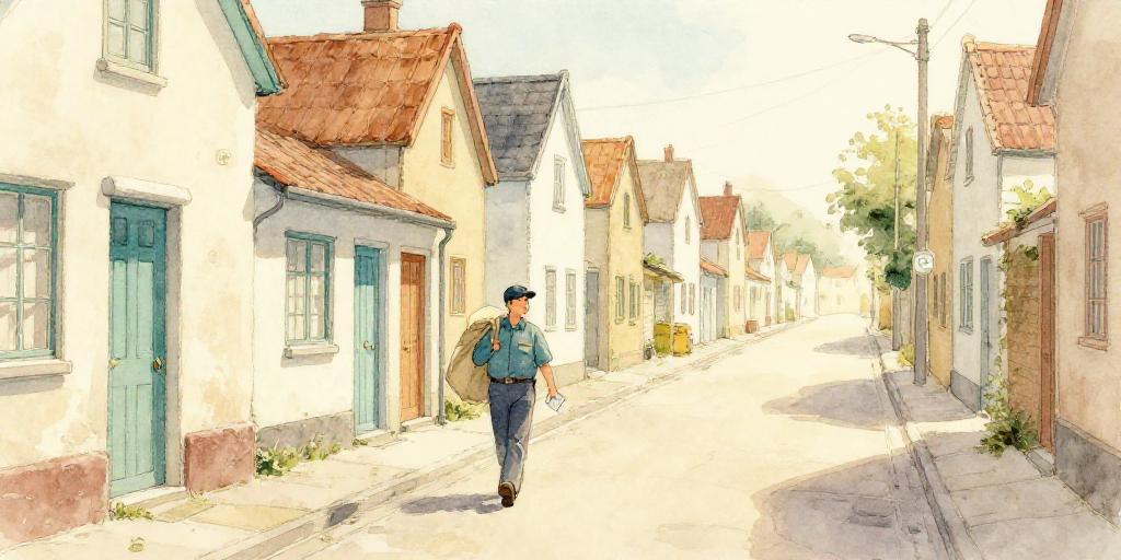 Down the Long Street