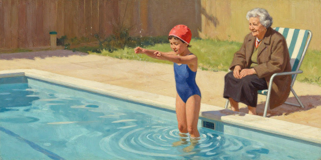 The Red Swimming Cap