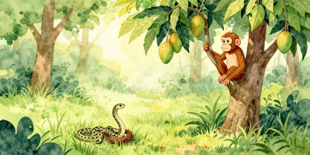 The Monkey and the Snake