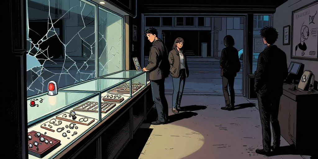 Thieves Strike Town-Centre Jewellery Shop