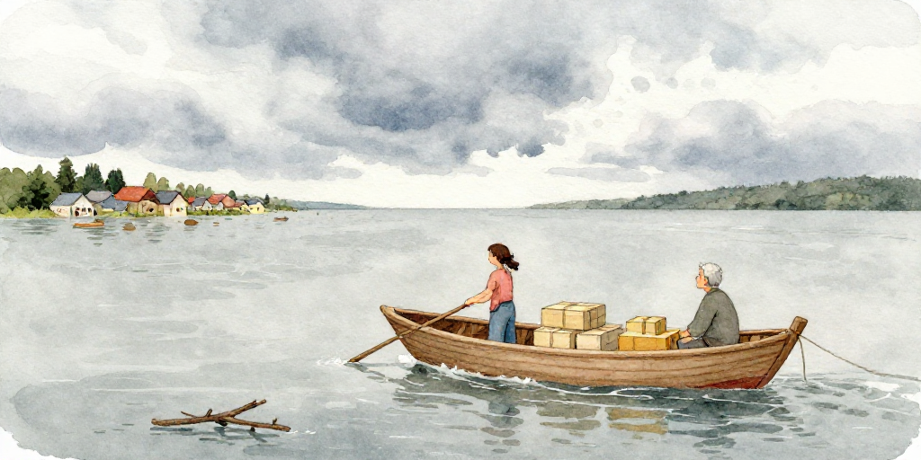Across the Flooded Bay