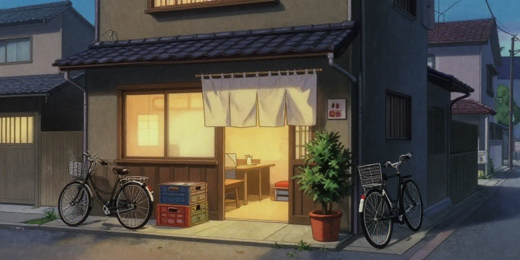 町のラーメン屋