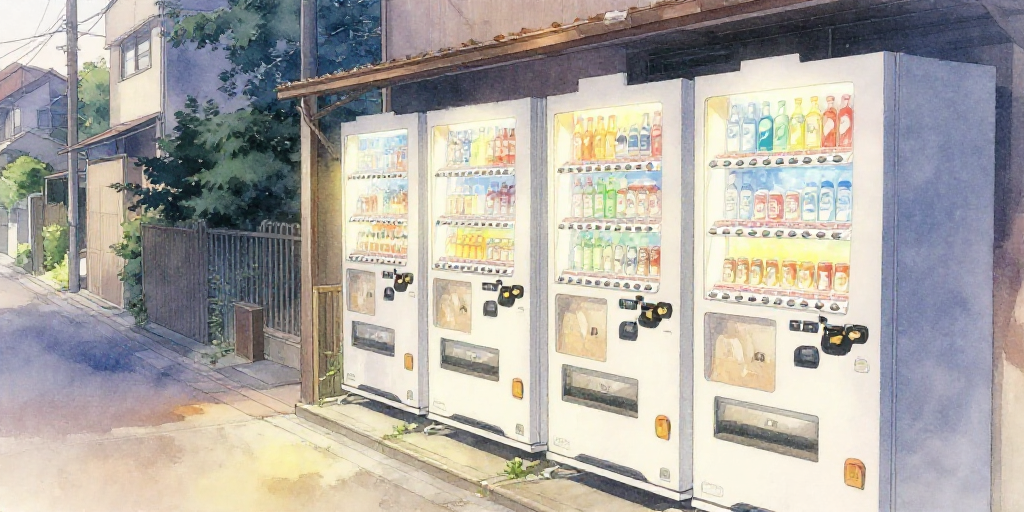 日本の自動販売機