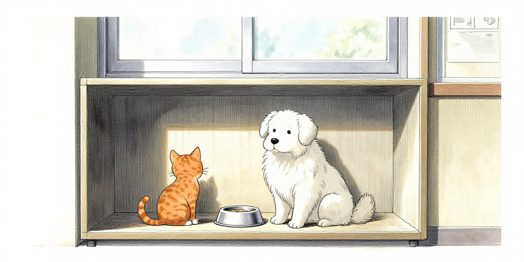 クラスのねこといぬ