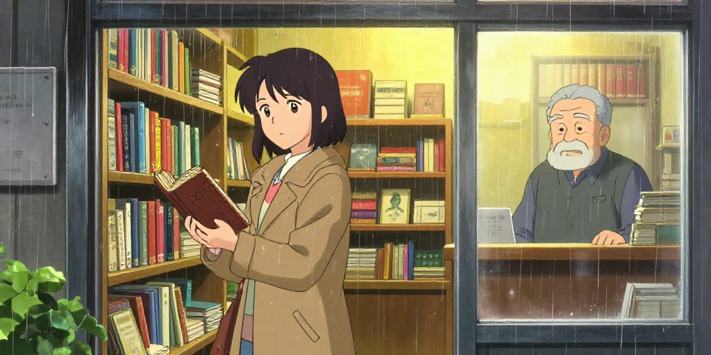 雨の日の本