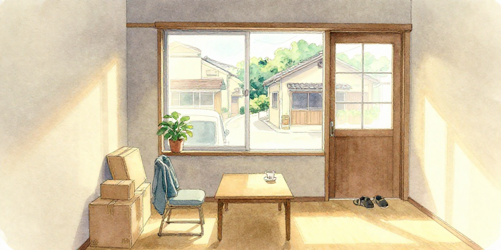 新しい町での生活