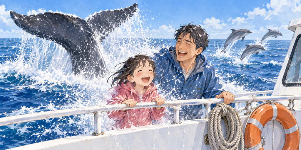くじらだ！