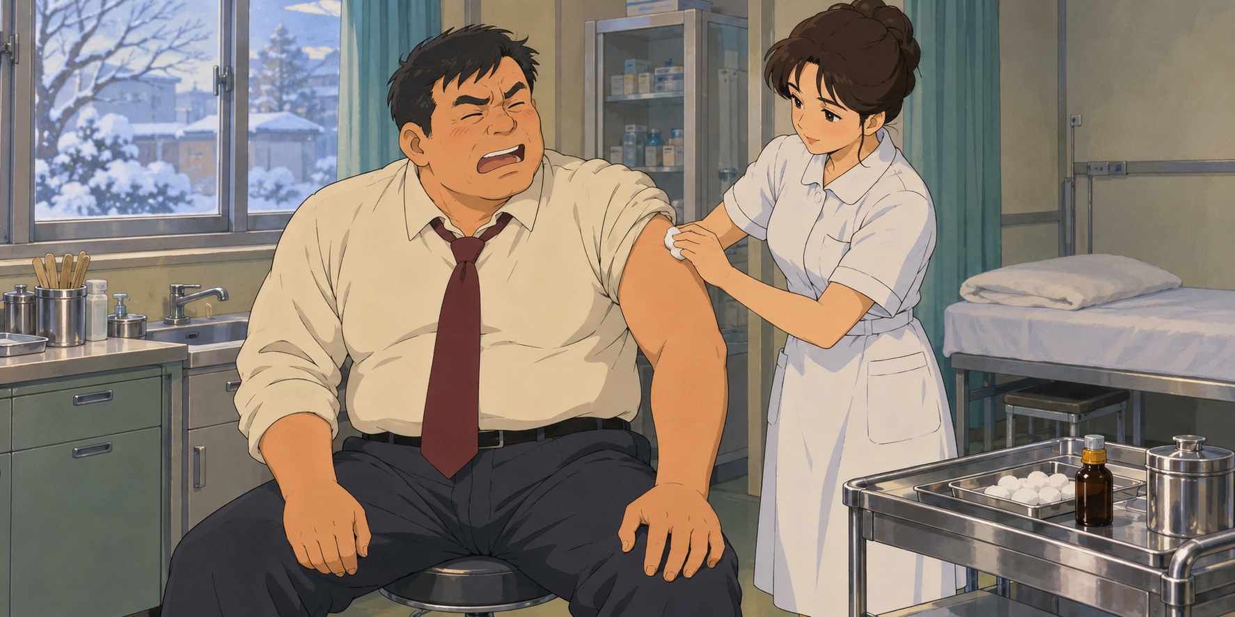 注射はまだですか