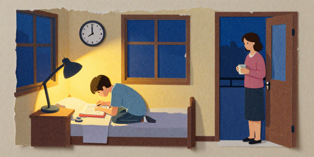 試験の前の夜