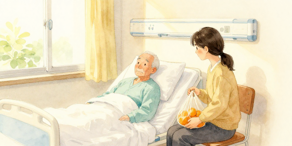 祖父の病室