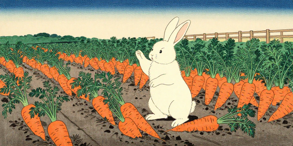 うさぎとにんじん