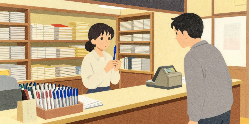 ボールペンを一本