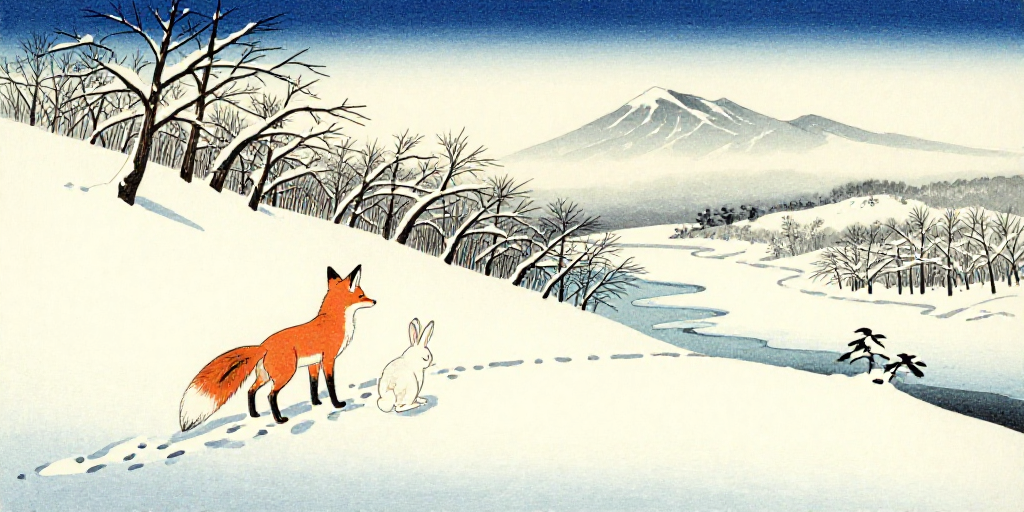 雪の朝