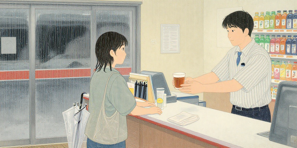 急な雨