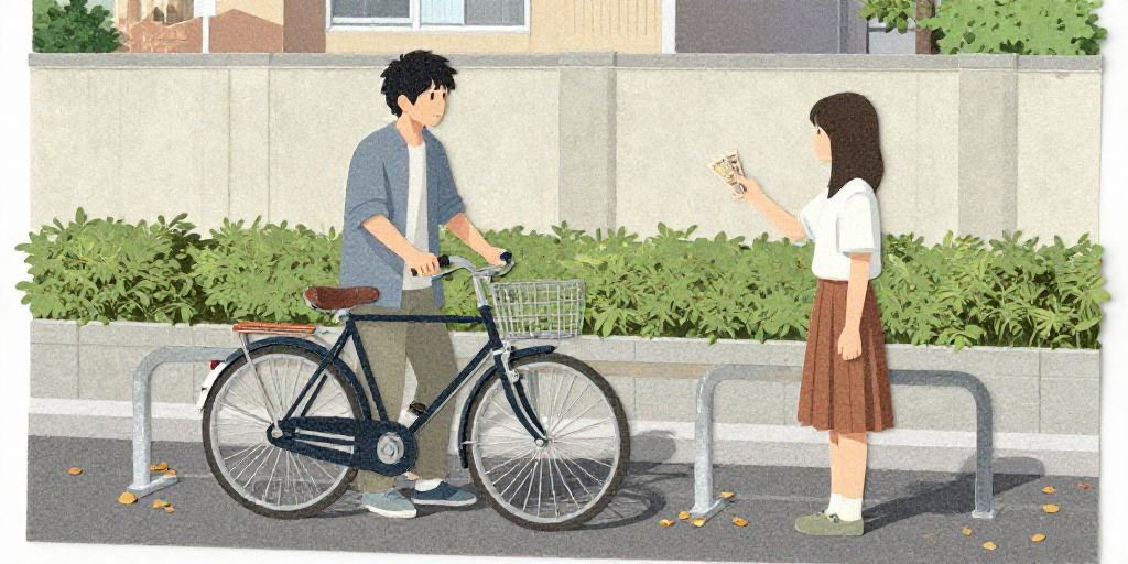 三千円の自転車