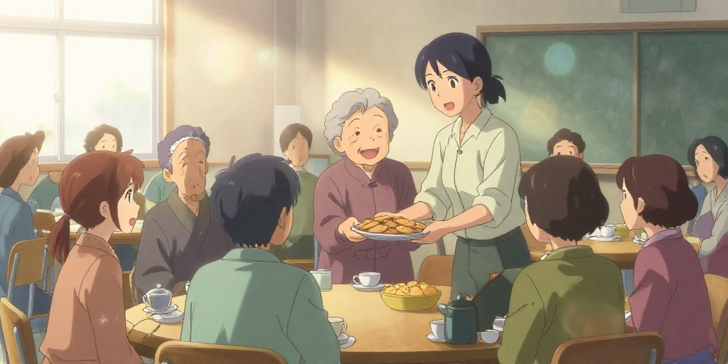 お茶会のクッキー