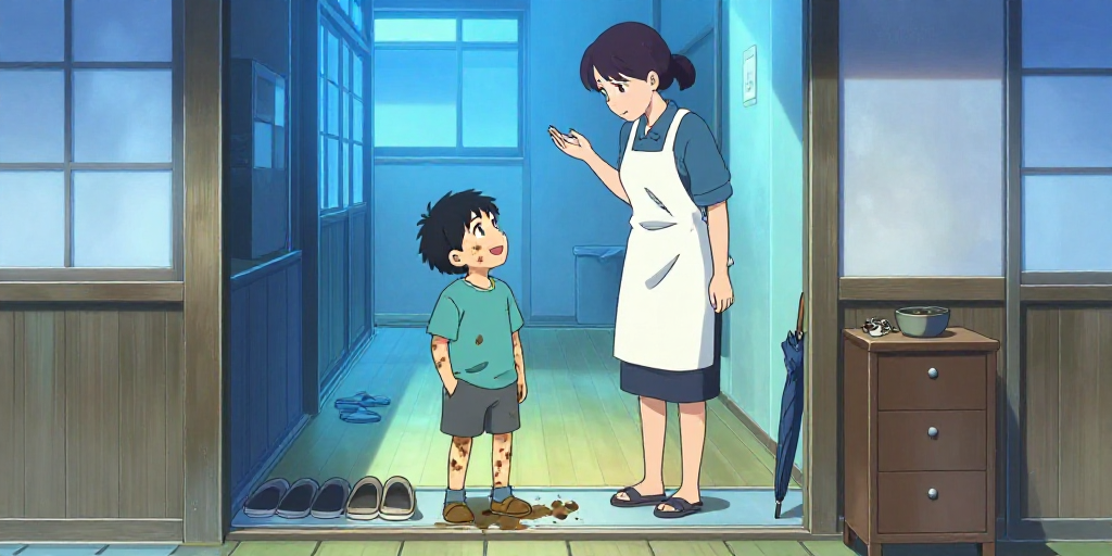 泥だらけ