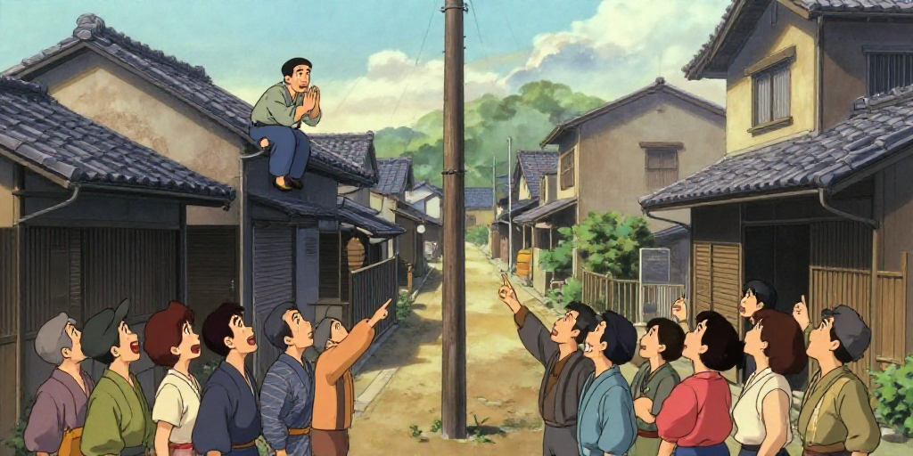 電信柱と妙な男(五)