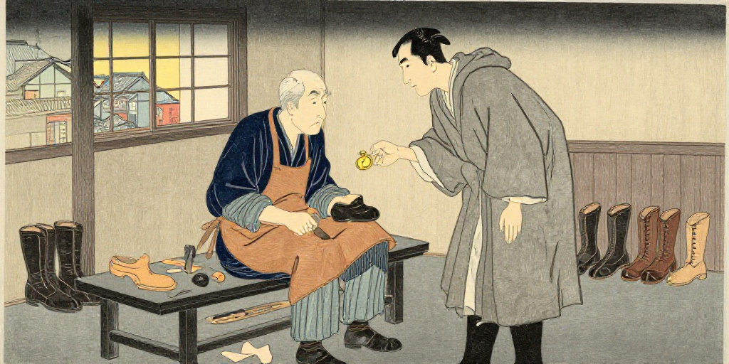 王さまと靴屋（二）