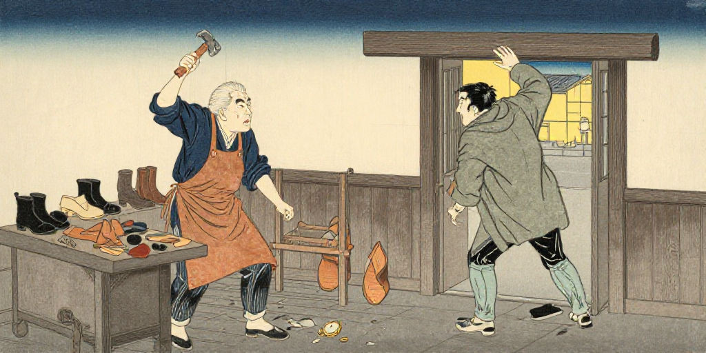 王さまと靴屋(三)