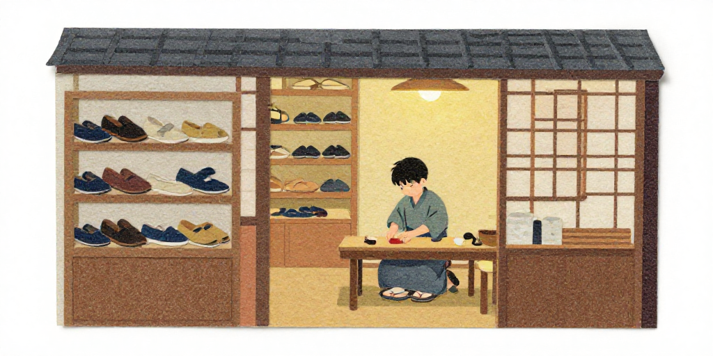 売られていった靴