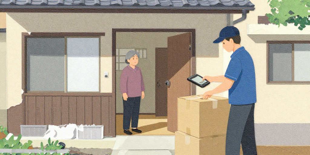 お米の荷物