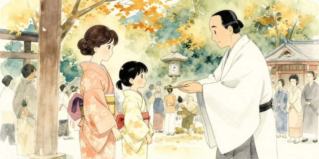七五三のお参り