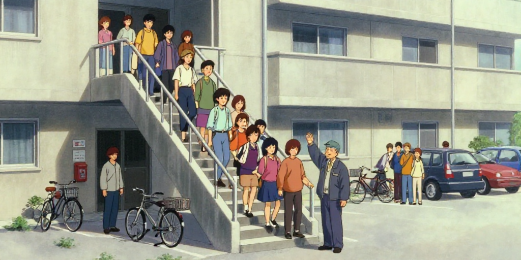 訓練の朝