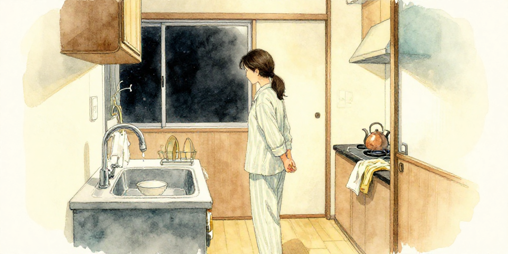 夜中の蛇口