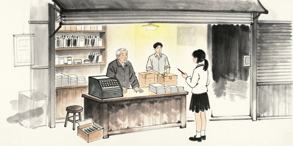 八時までは店だ