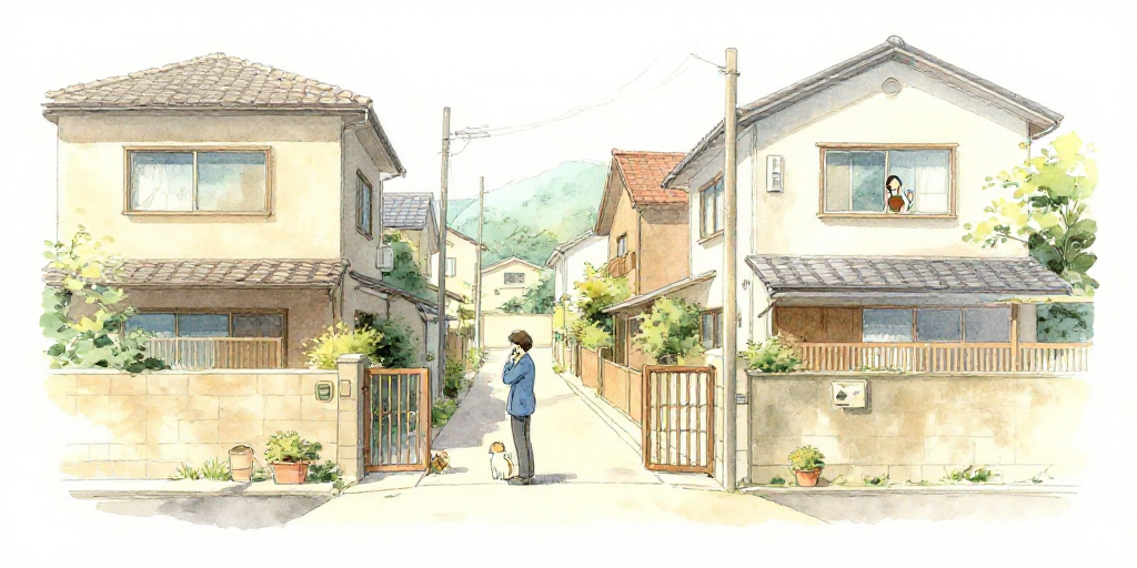 向かいの家