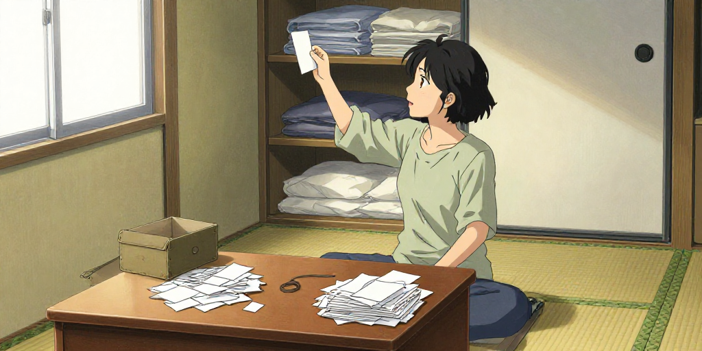 傘が五本