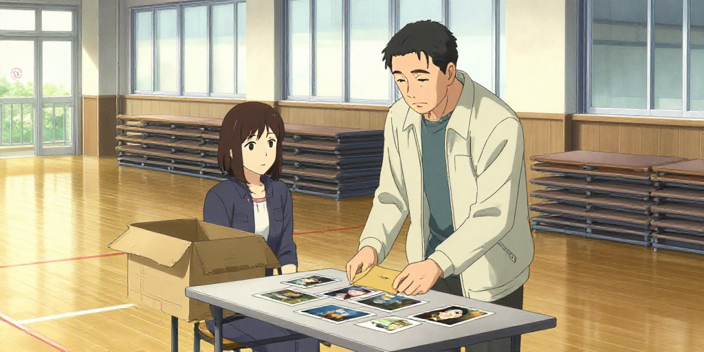 木造の駅の写真