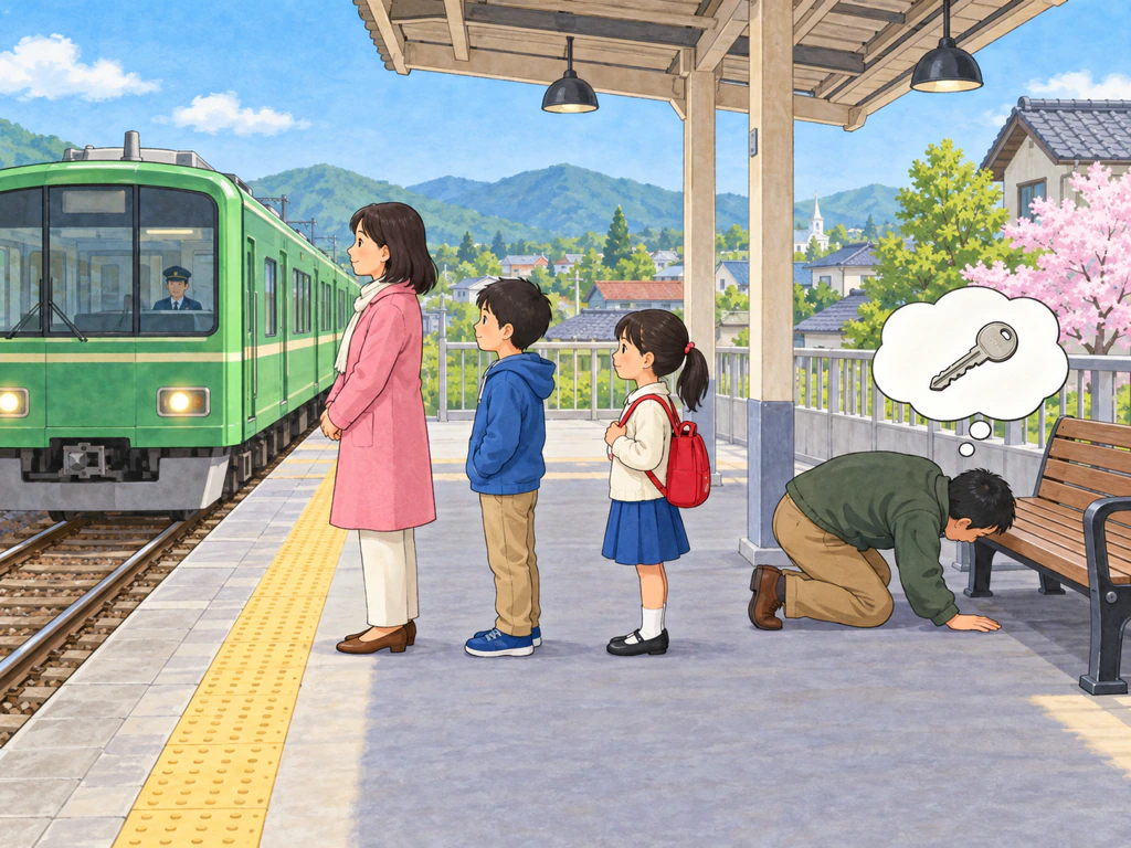 駅で 待つ