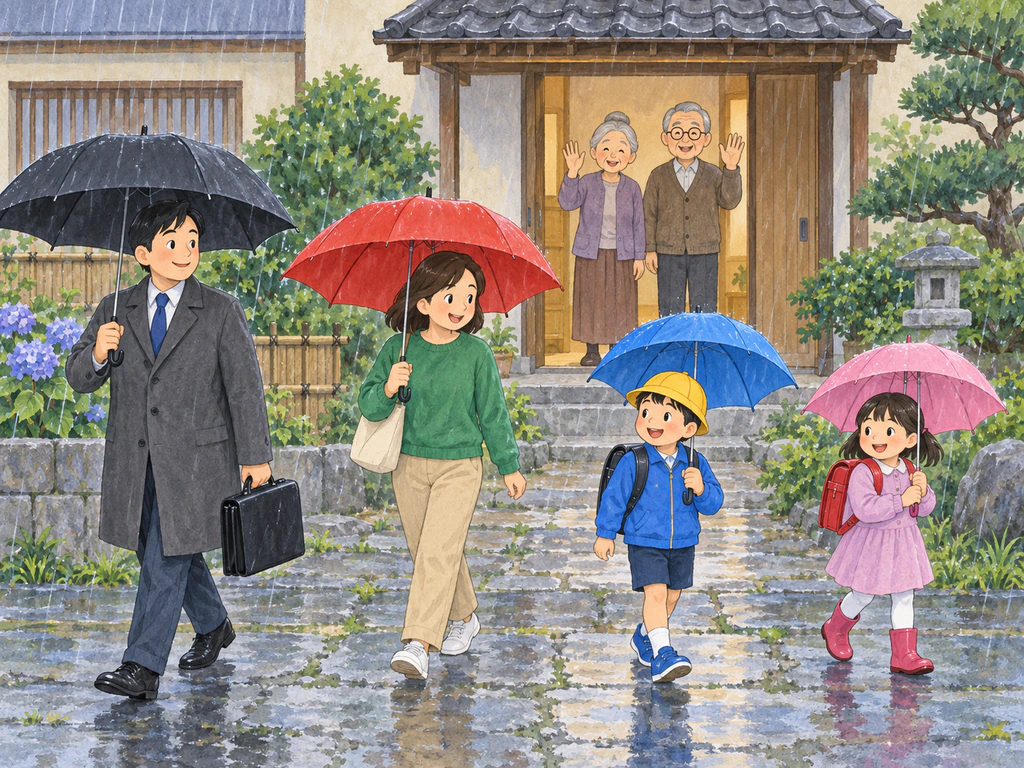 家族の 傘