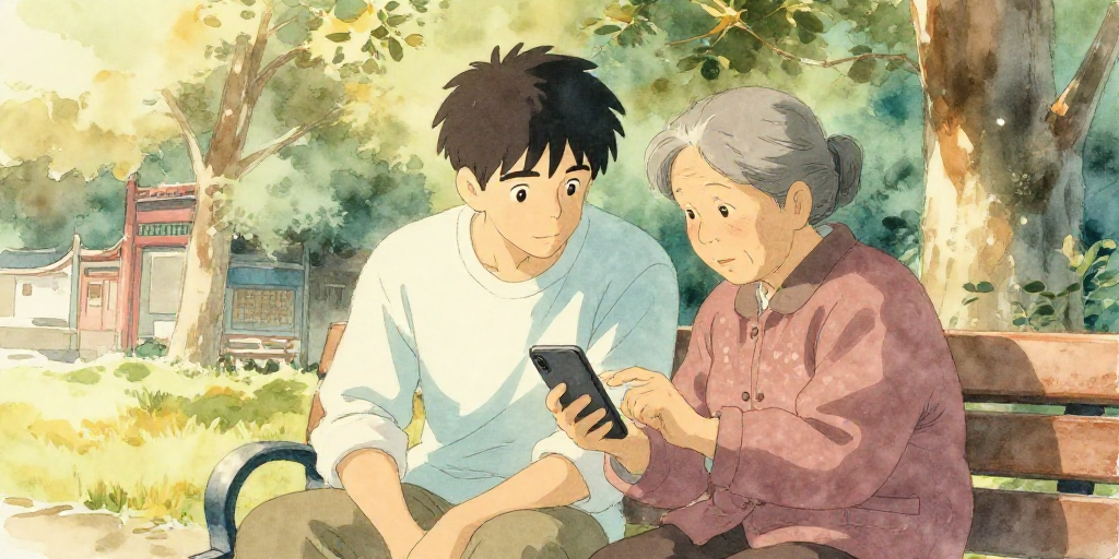 教奶奶用微信