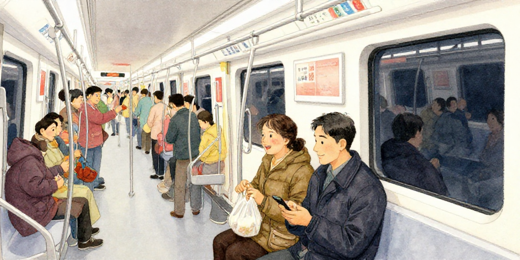 地铁里