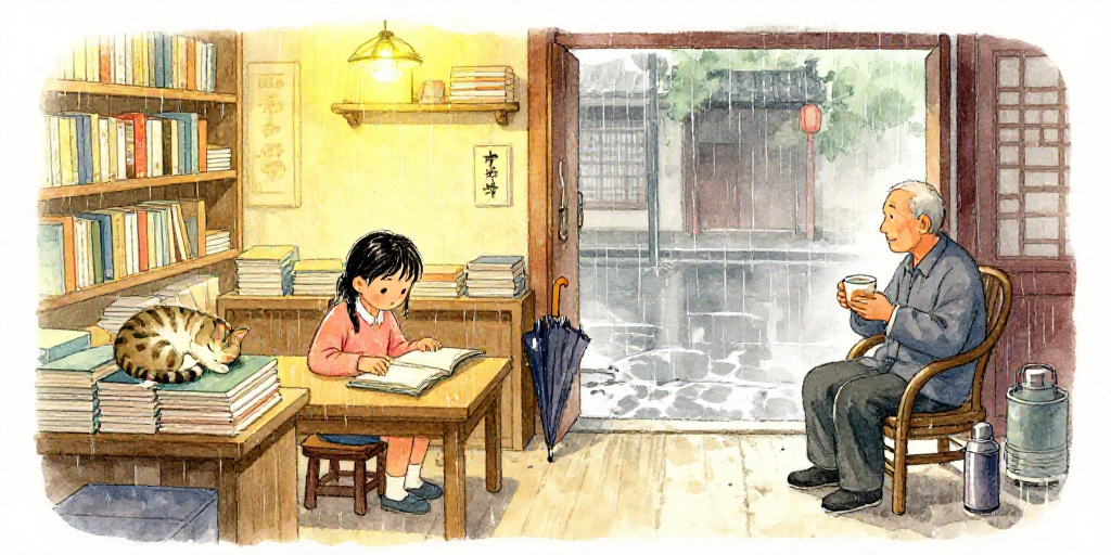 下雨的下午