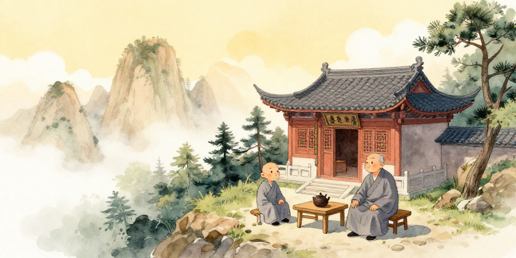 山上的老和尚