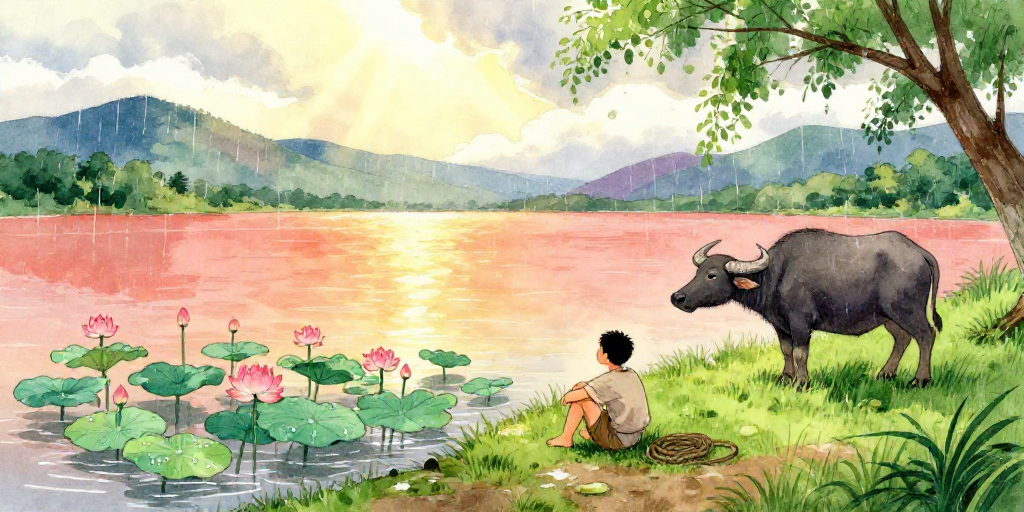 王冕画荷（三）