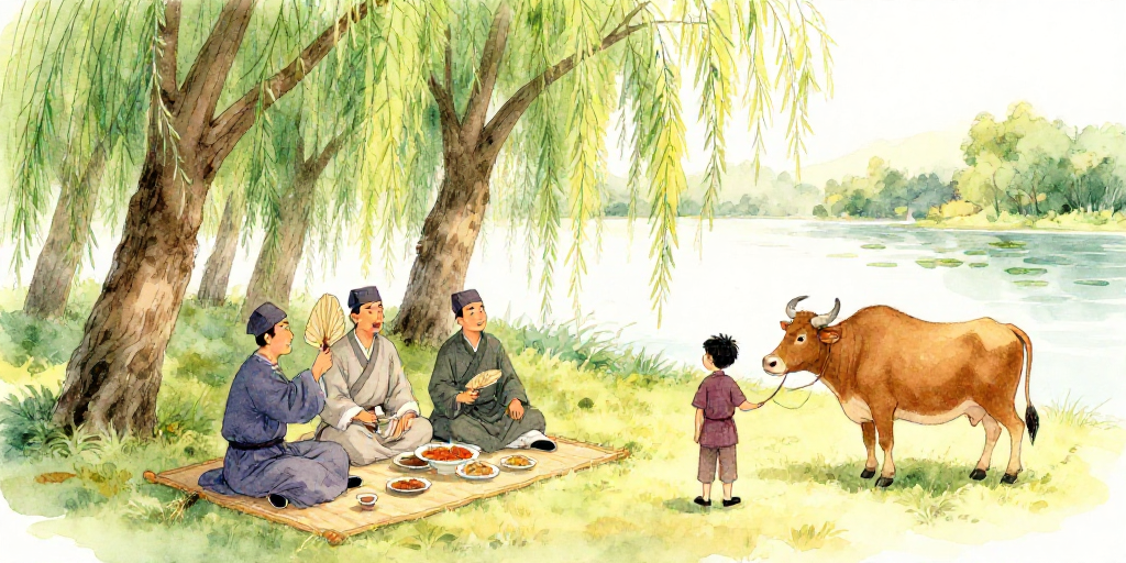 王冕画荷（四）