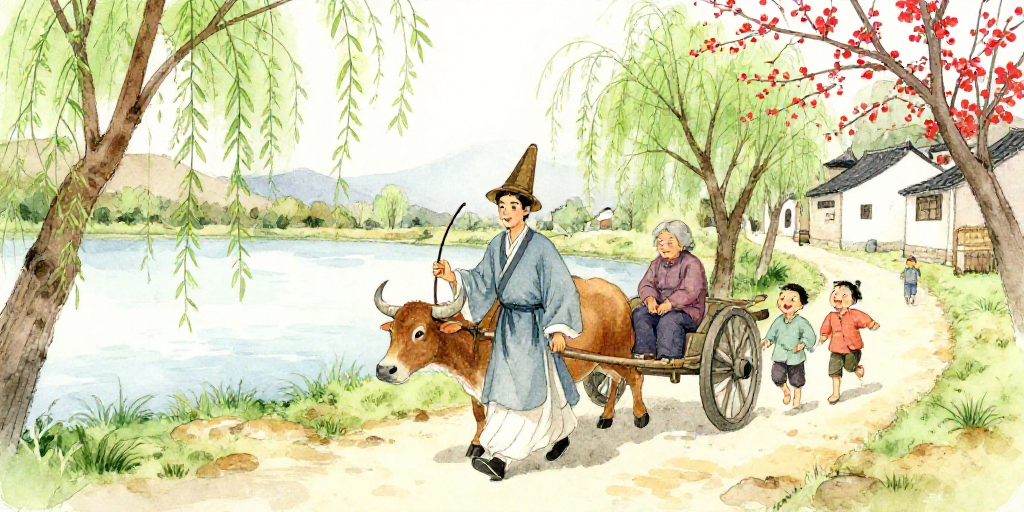 王冕画荷（五）