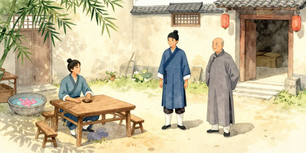 王冕画荷（六）