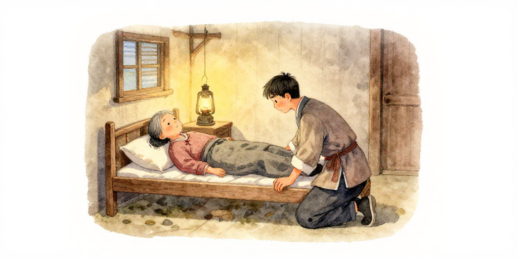 王冕画荷（十二）