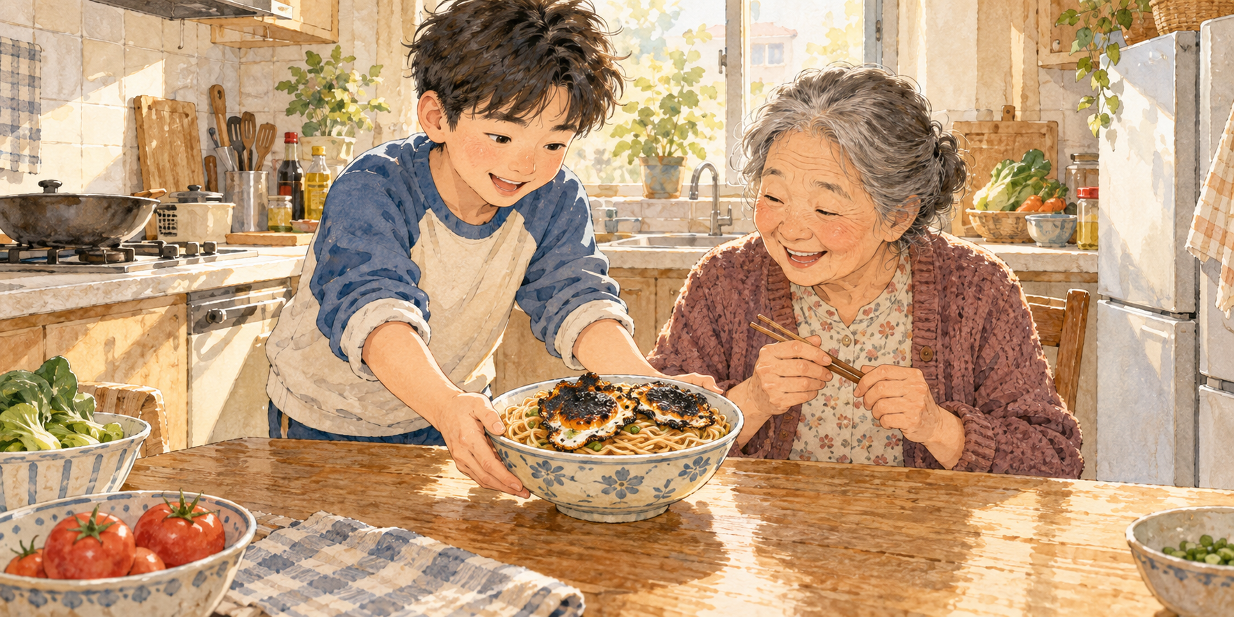 康康做饭